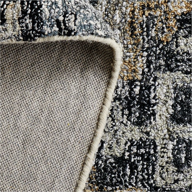 Alvarez Classic Wool Blend Black Hand-Tufted Rug 8'x10' - Image 1