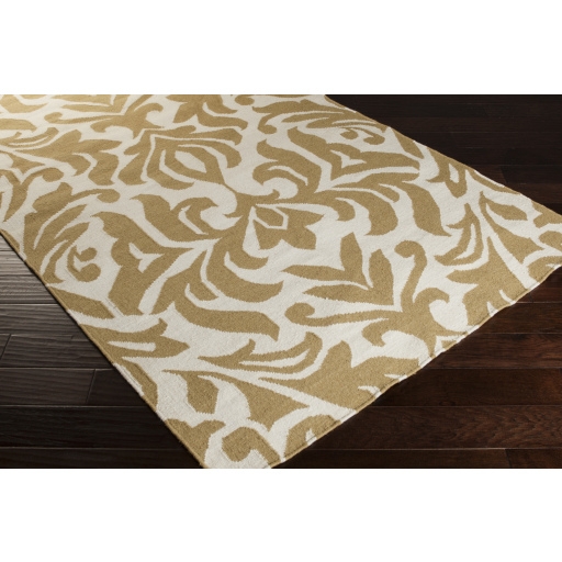 Market Place Beige Indoor 2'6" x 8' Handmade Rug - Image 1