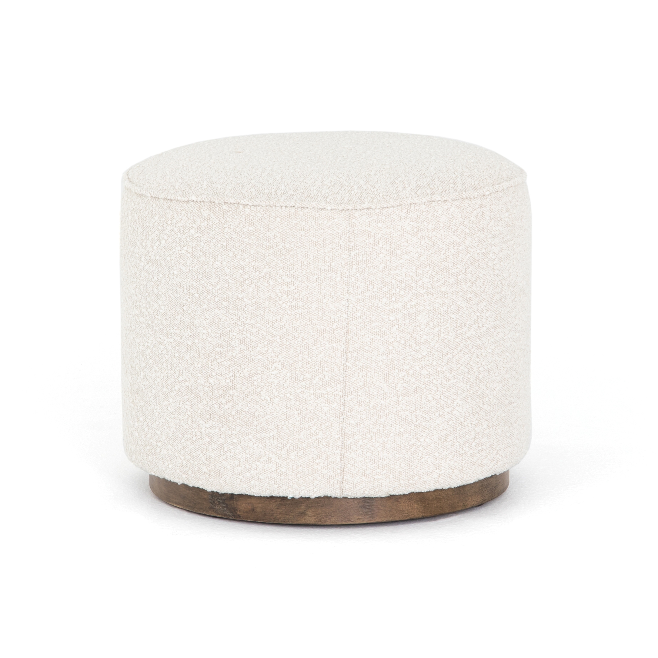 Sinclair Round Ottoman-Knoll Natural - Image 0