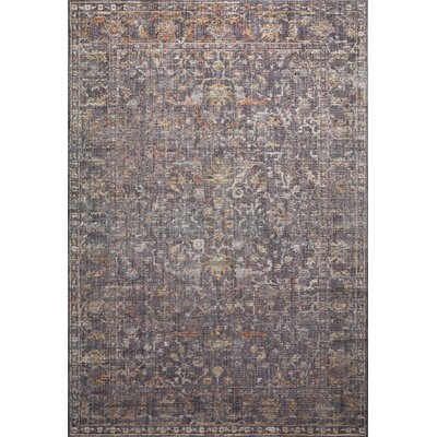 Rosemarie Oriental Graphite/Multi Area Rug - Image 0