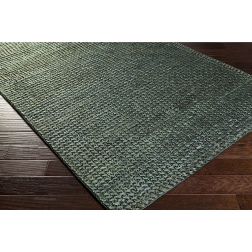 Tropics Green Indoor 3'6" x 5'6" Handmade Rug - Image 2