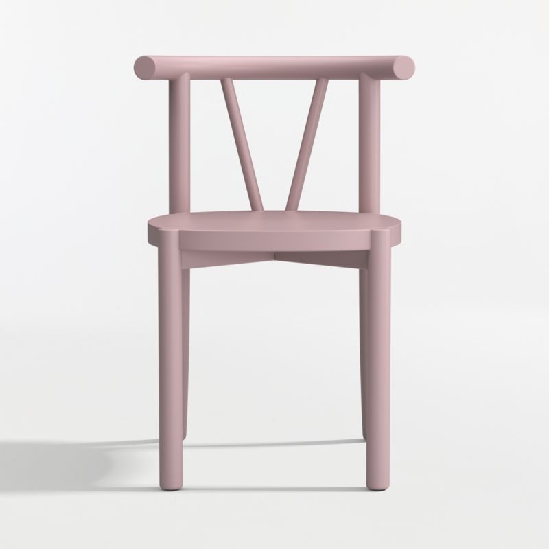 Classic Violet Purple Wood Kids Play Chair - Image 3