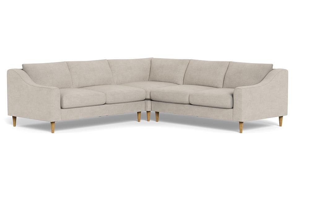 Saylor Slope Arm Corner 4-Seat Sectional Sofa - Image 2