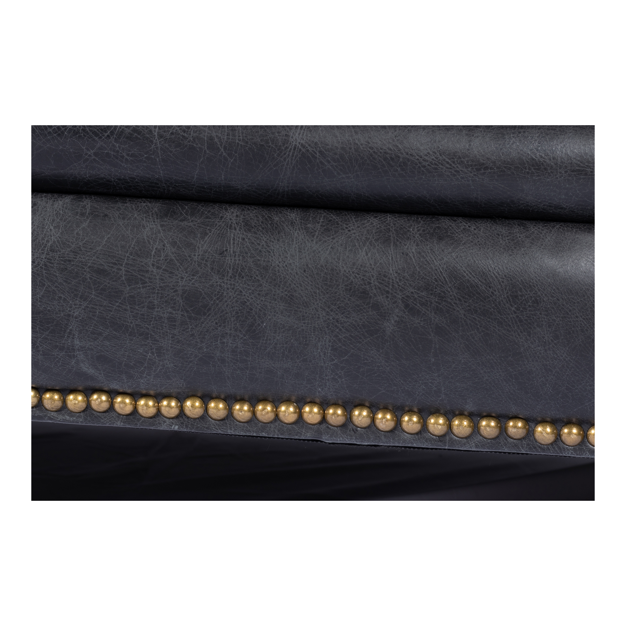 Birmingham Sofa Black Leather - Image 8