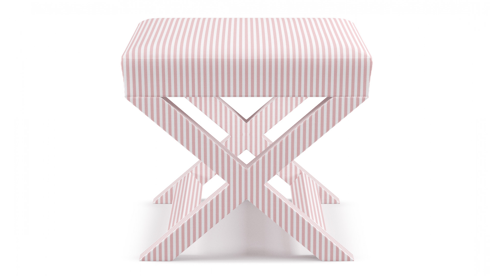 X bench | Pink Ticking Stripe - Image 0