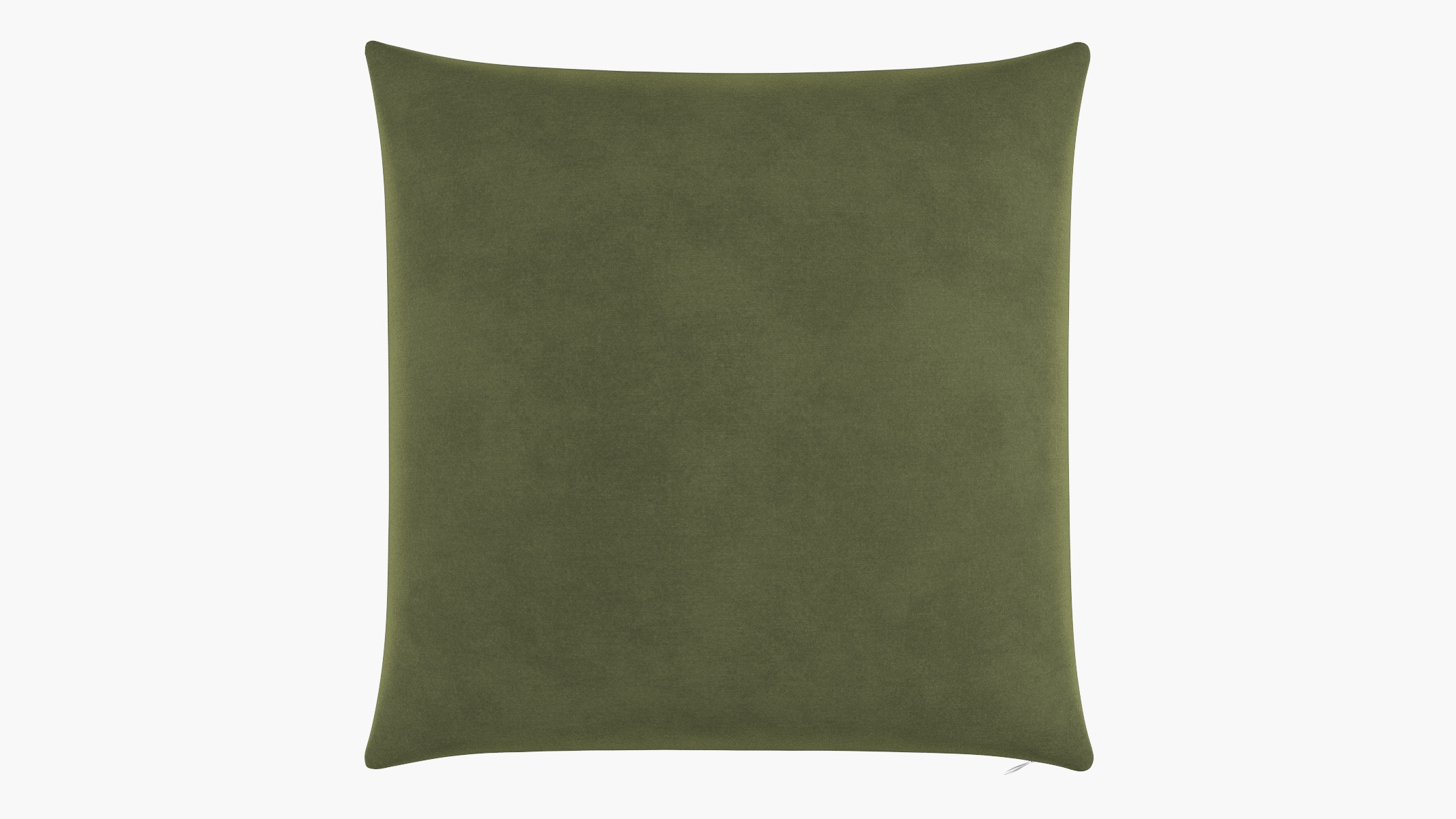 Throw Pillow 26", Zucchini Luxe Velvet, 26" x 26" - Image 0
