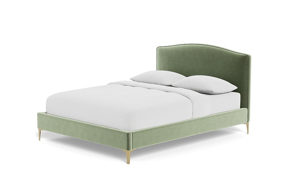 Celia Upholstered Bed with Contrast Piping - Image 2