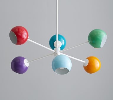 Colorful Globe Chandelier - Image 0