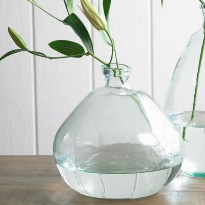 Byxbee Clear 13'' Glass Table Vase RESTOCK Jun 22, 2022. - Image 0