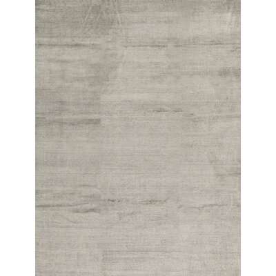 One-of-a-Kind Himalayan Hand-Knotted Gray/Green 9'9" x 14'2" Area Rug - Image 0