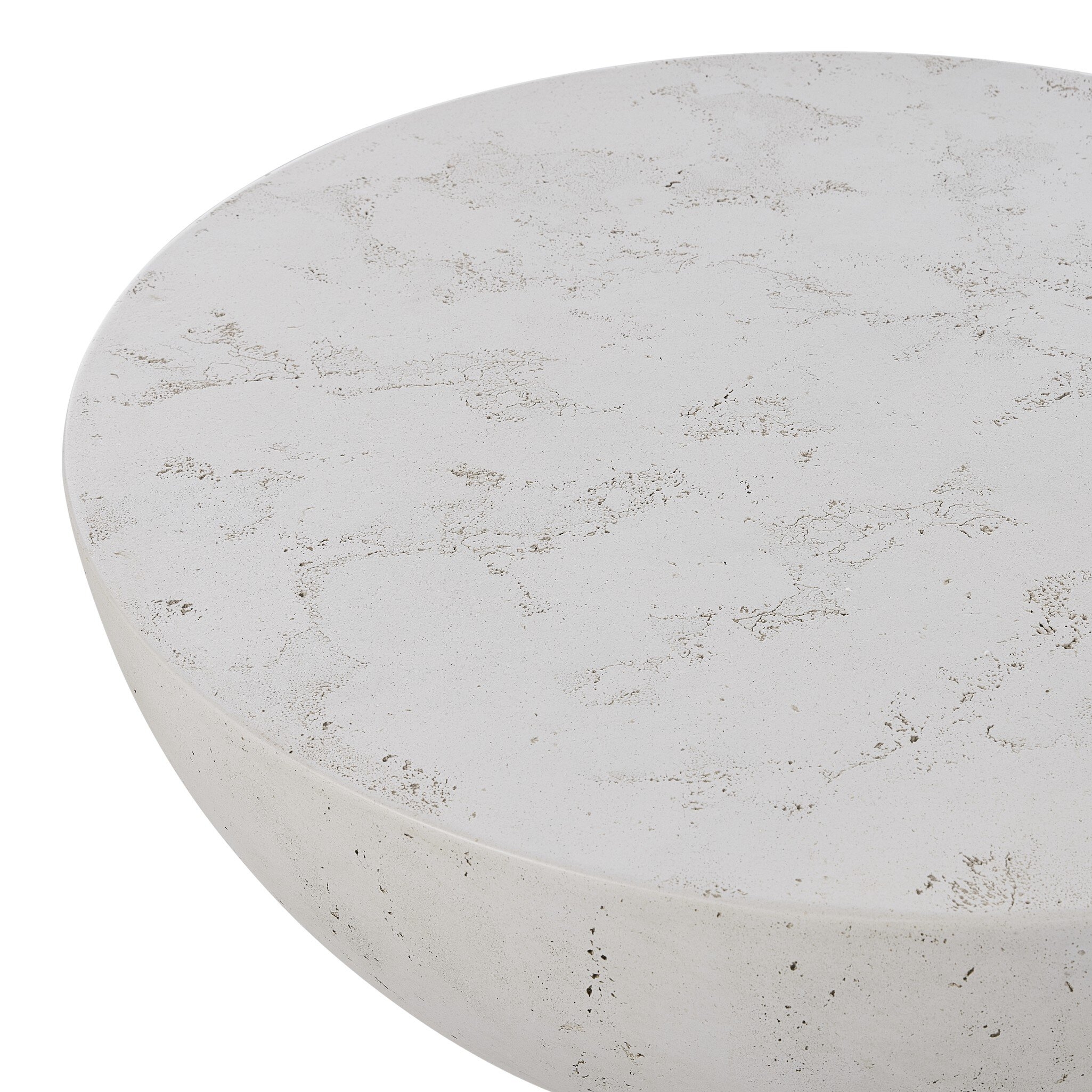 Boula Outdoor Coffee Table - Aged White Concrete - Image 6