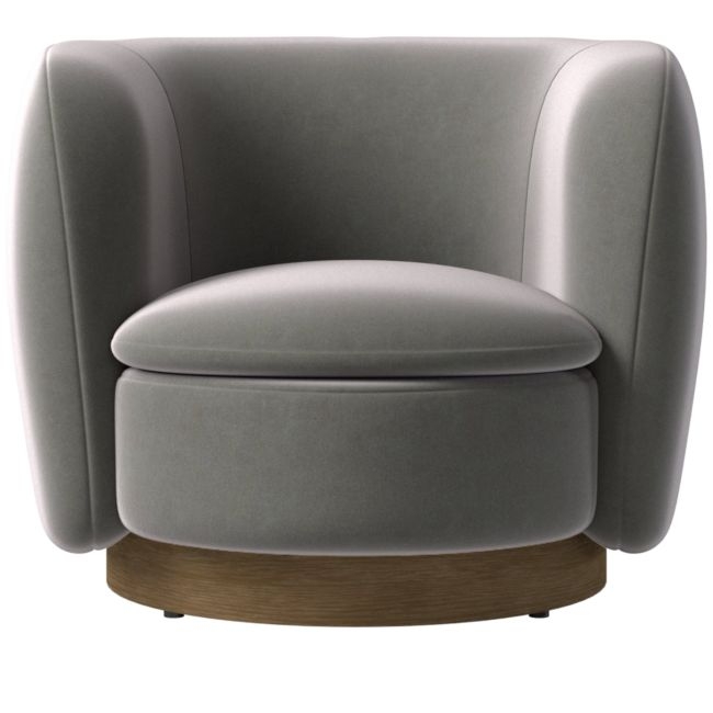 Muir Swivel Chair Luca Storm by Lawson-Fenning - Image 0