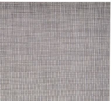 Chilewich Thatch Floor Mat, 1.9 x 3', Pewter - Image 1