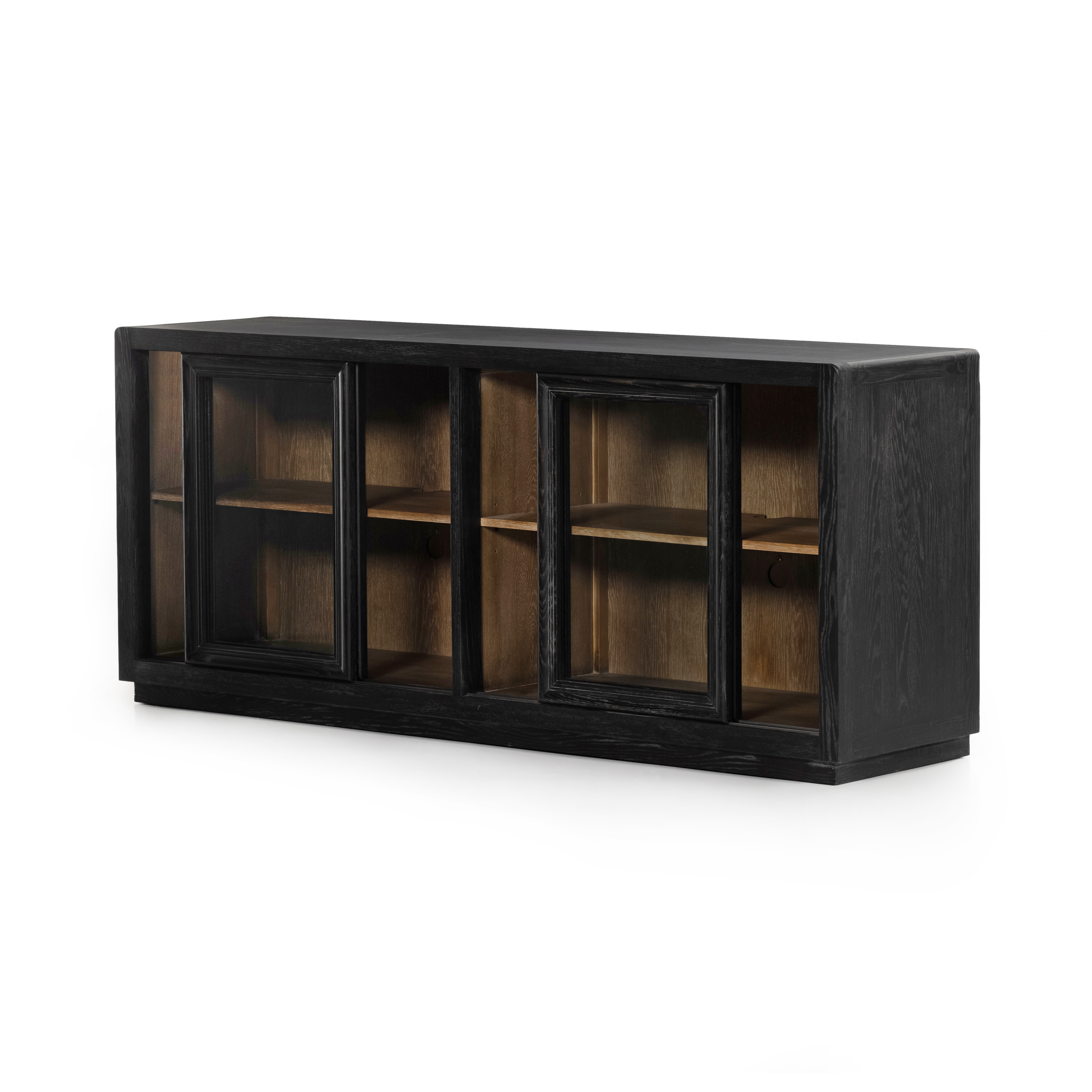Normand Sideboard-Distressed Black - Image 4