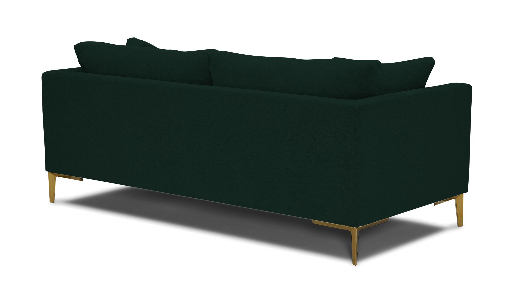 Green Ainsley Mid Century Modern Sofa - Royale Evergreen - Image 3