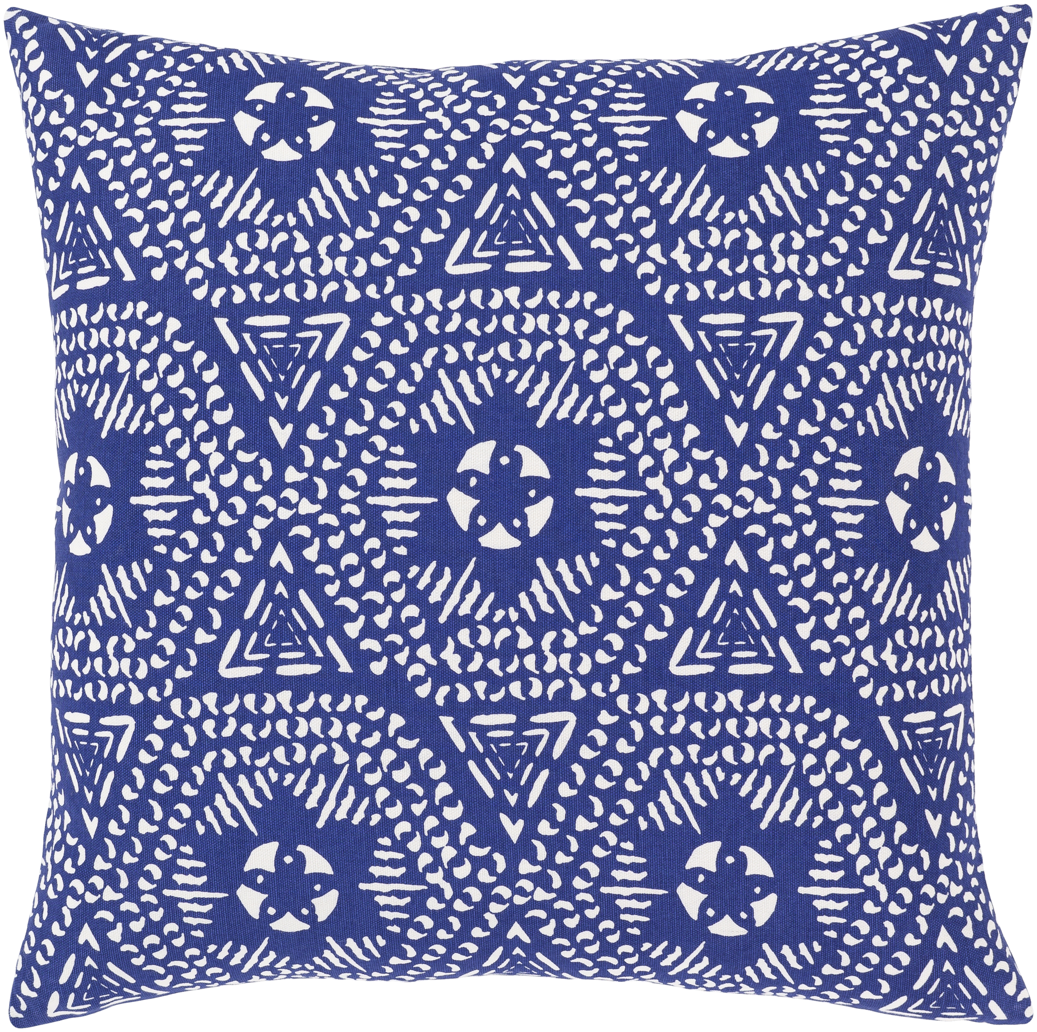 Global Blues Throw Pillow, 18" x 18", pillow cover only - Image 0