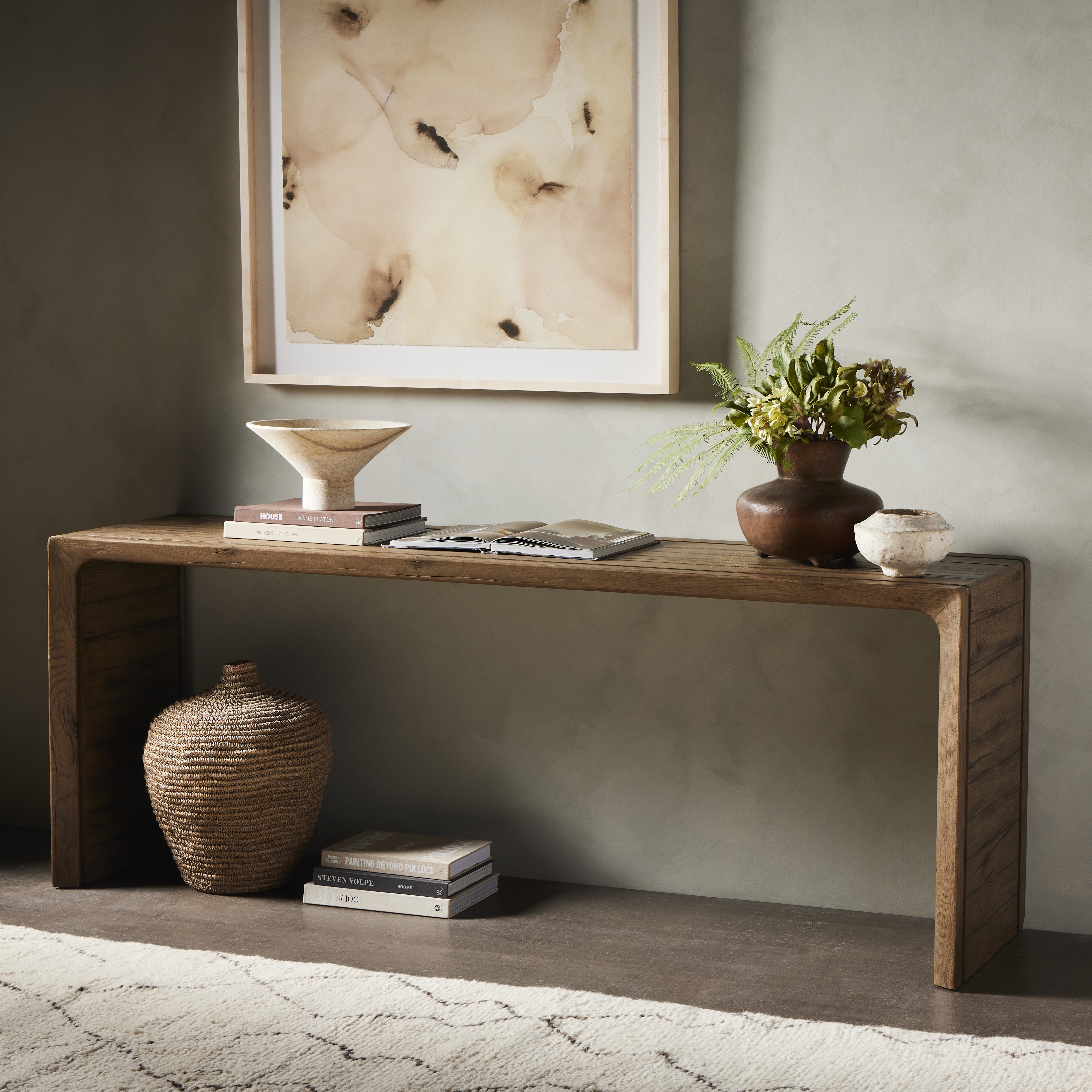 Henry Console Table-Rustic Grey - Image 9