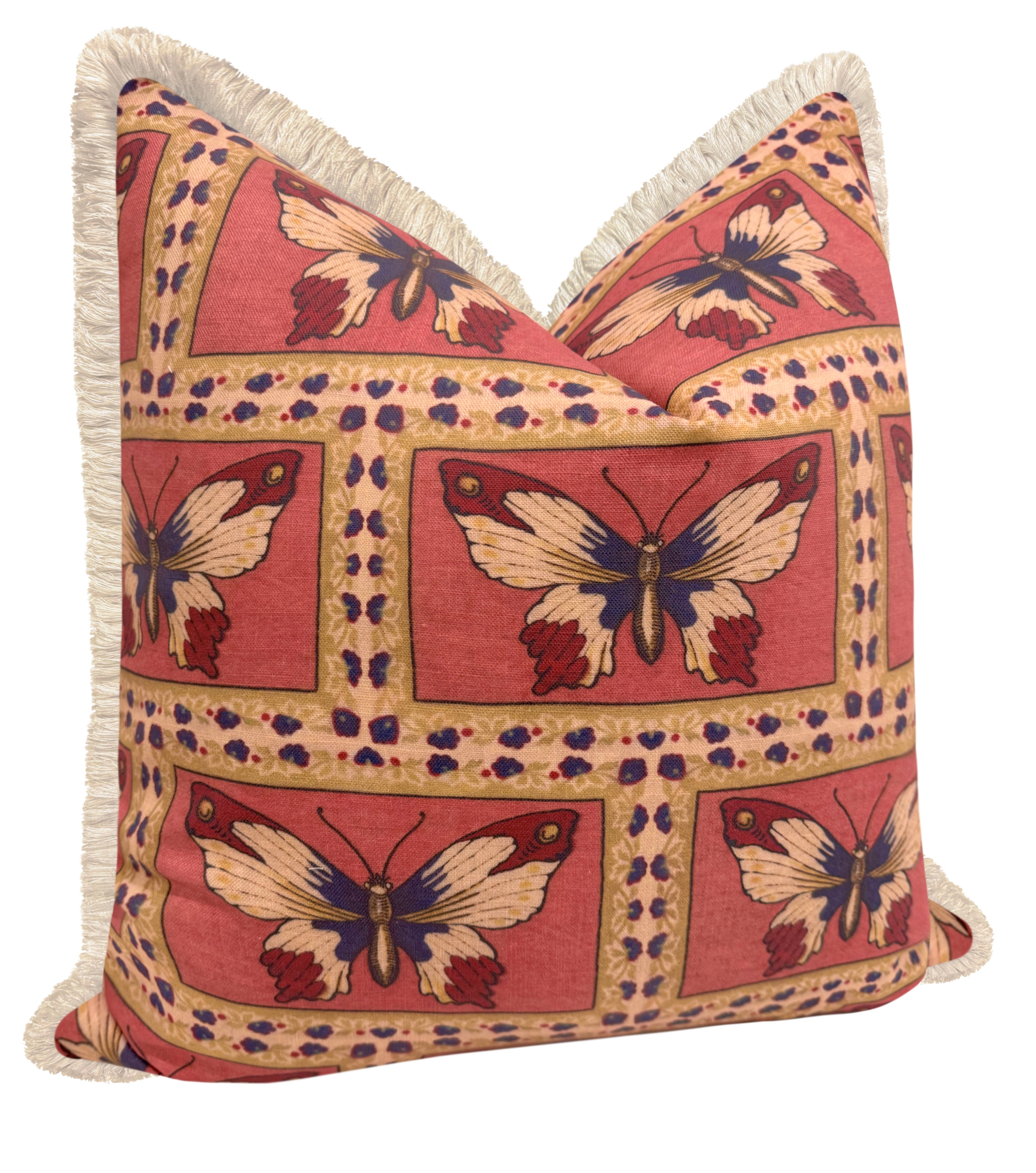 ELLISTON HOUSE : MONARCH // ROUGE - 20” X 26” STANDARD SHAM / BUTTERFLY FLANGE / Cameo - Image 3