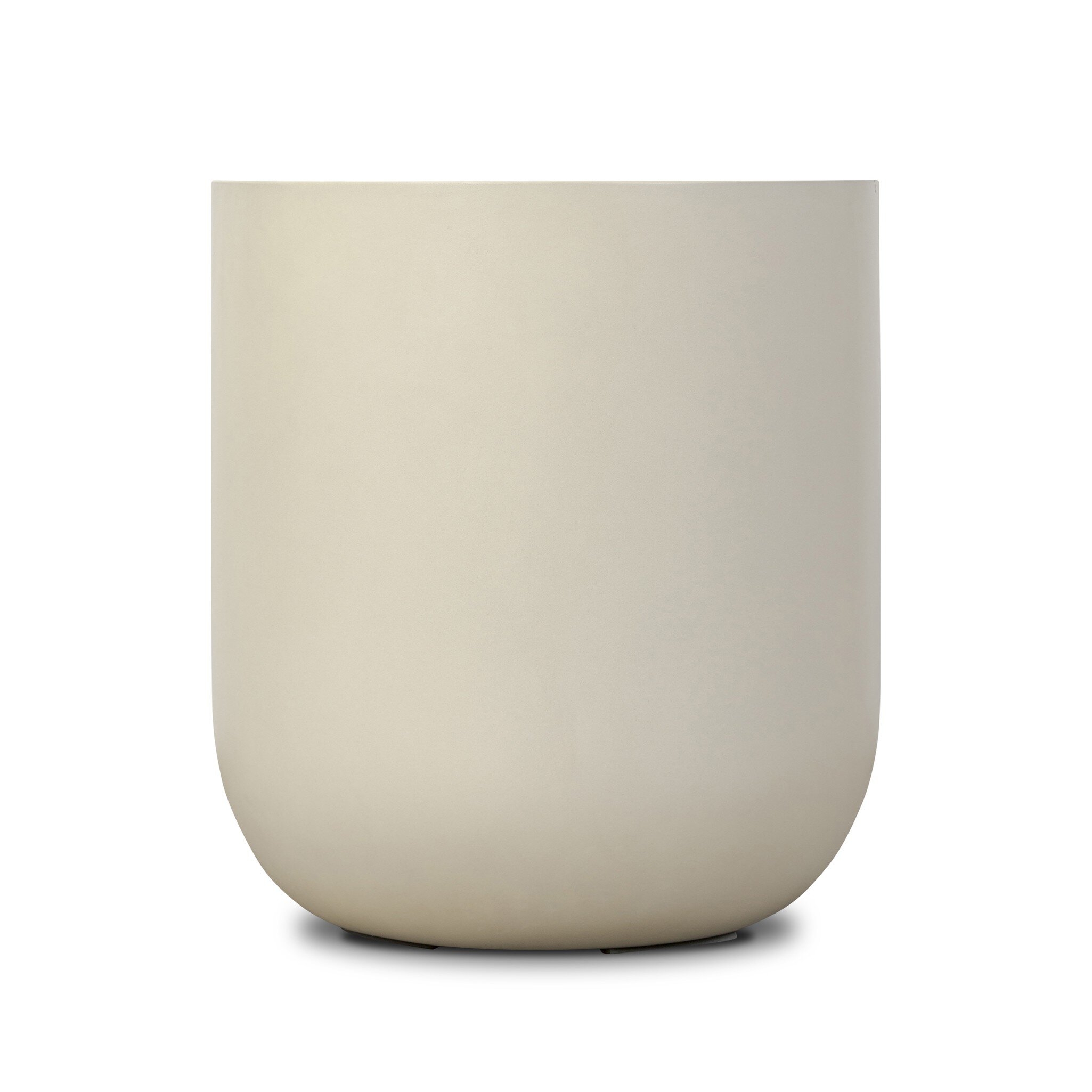 Ivan Round End Table - White Concrete - Image 8