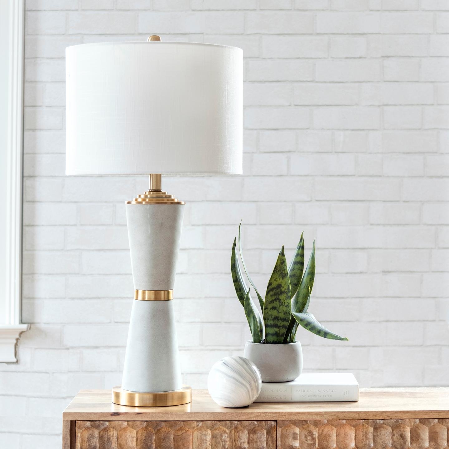 Pacific 29" Cement Table Lamp - Image 4