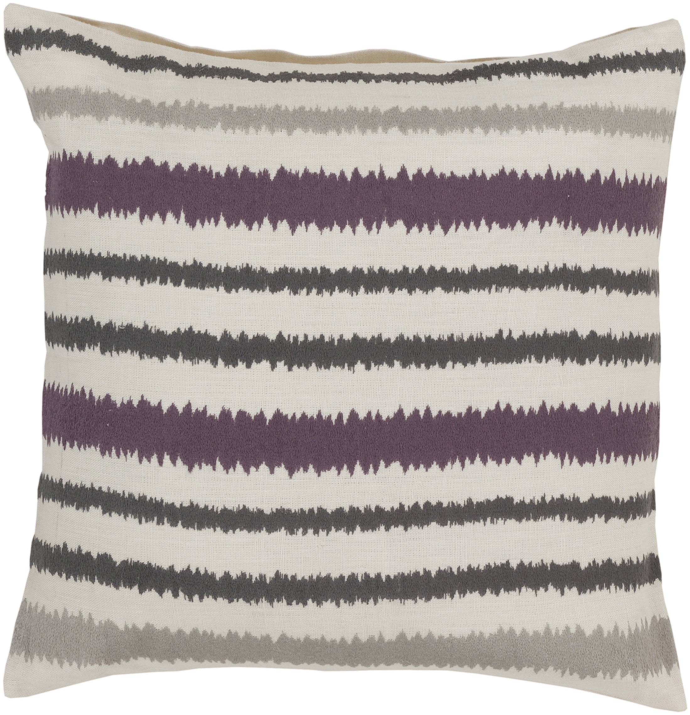 Ikat Stripe AR-105 22"L x 22"W Down Filled Pillow - Image 0