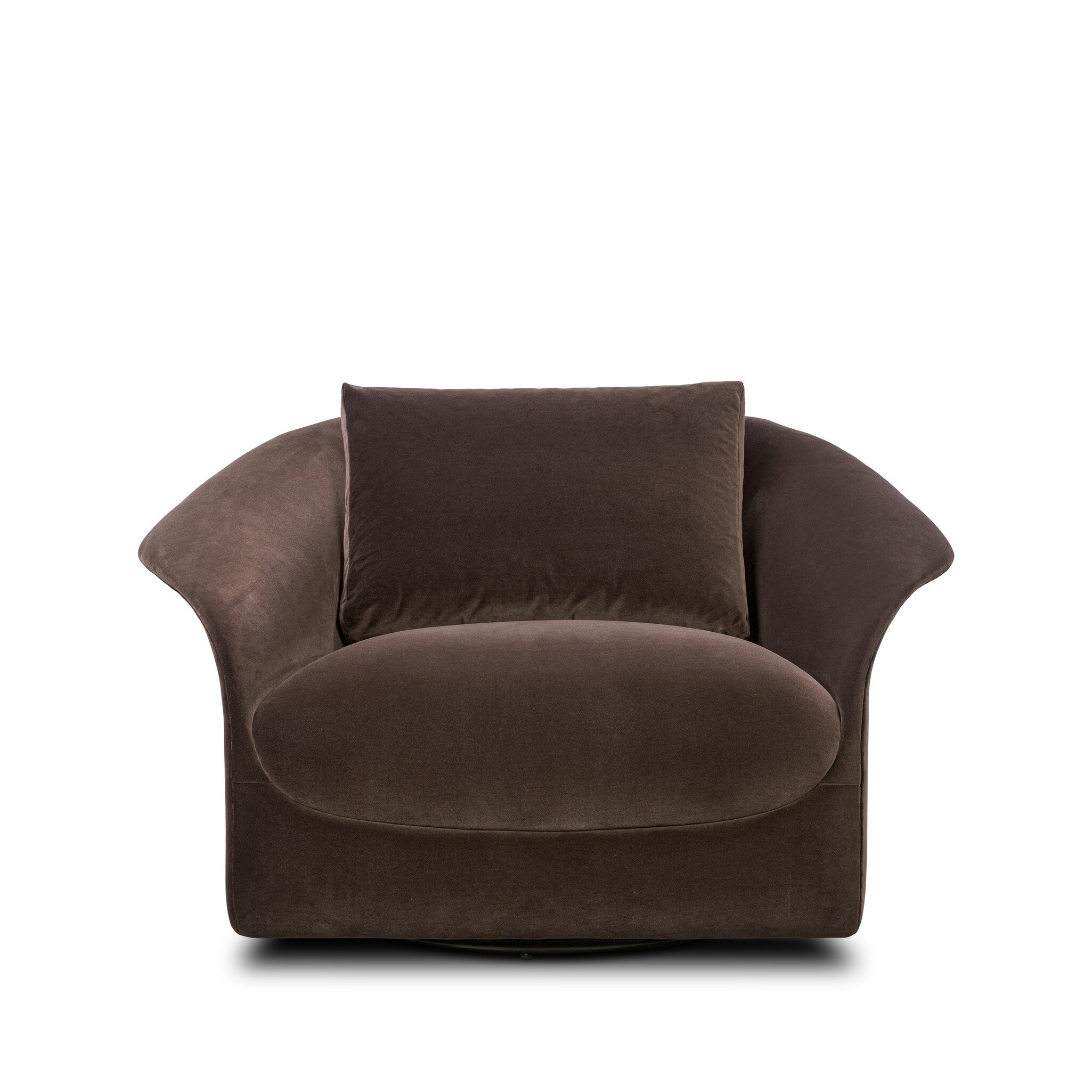 Ezra Swivel Chair - Surrey Cocoa - Image 0