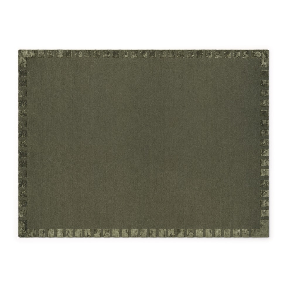Eva 9 x 12 Rug - Forest Green - Image 0
