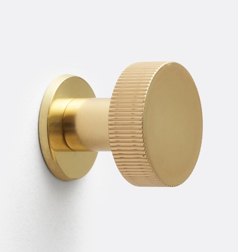 West Slope Cabinet Knob with Round Backplate - Image 0