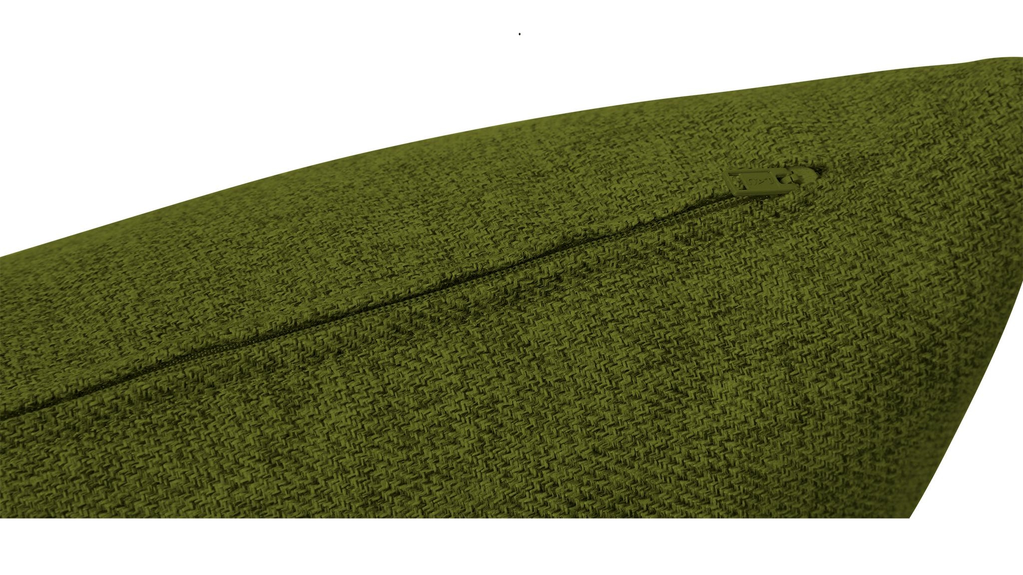Green Decorative Mid Century Modern Knife Edge Pillows 18 x 18 (Set of 2) - Royale Apple - Image 1