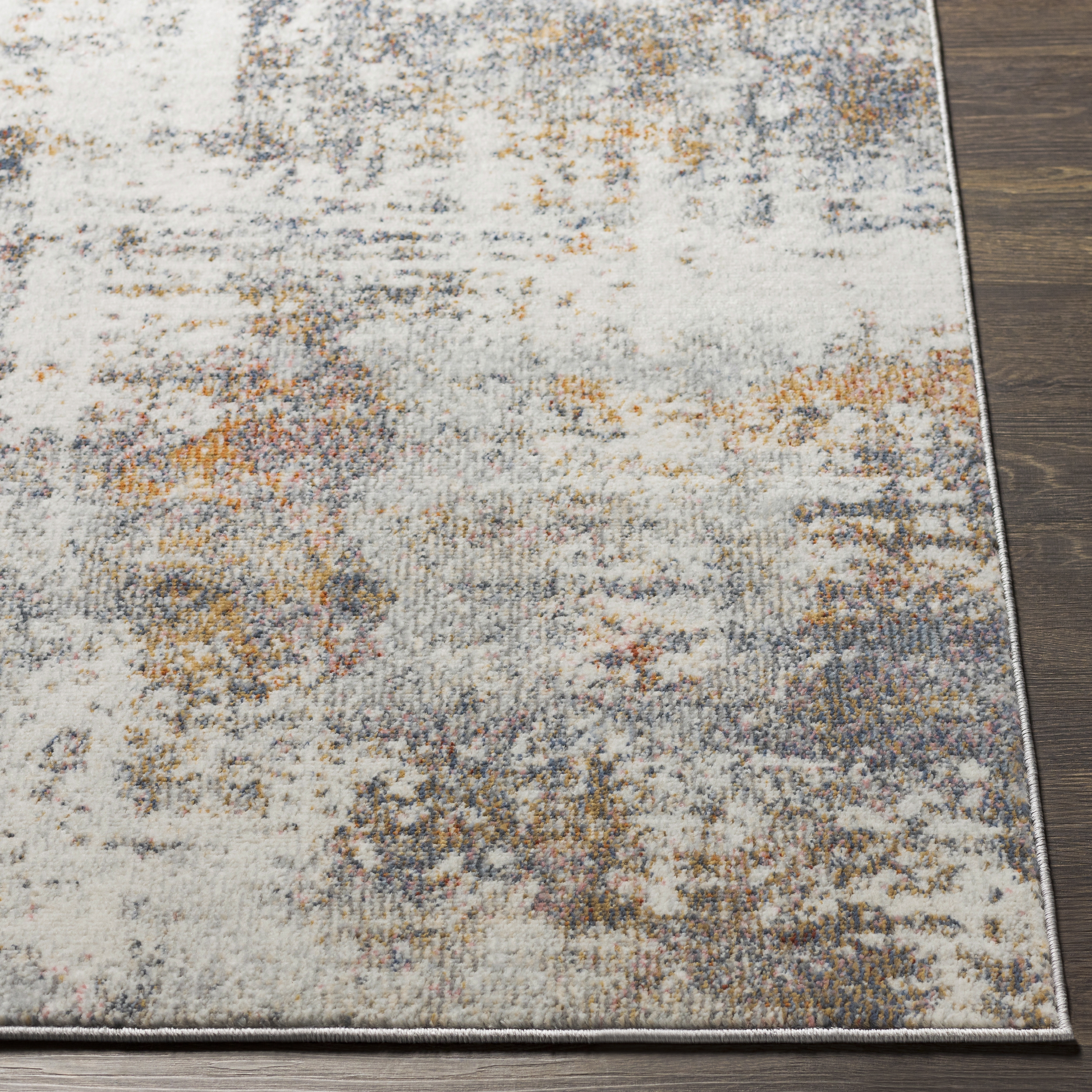 Bilbao Gray Indoor 5'3" x 7'3" Machine Woven Rug - Image 2