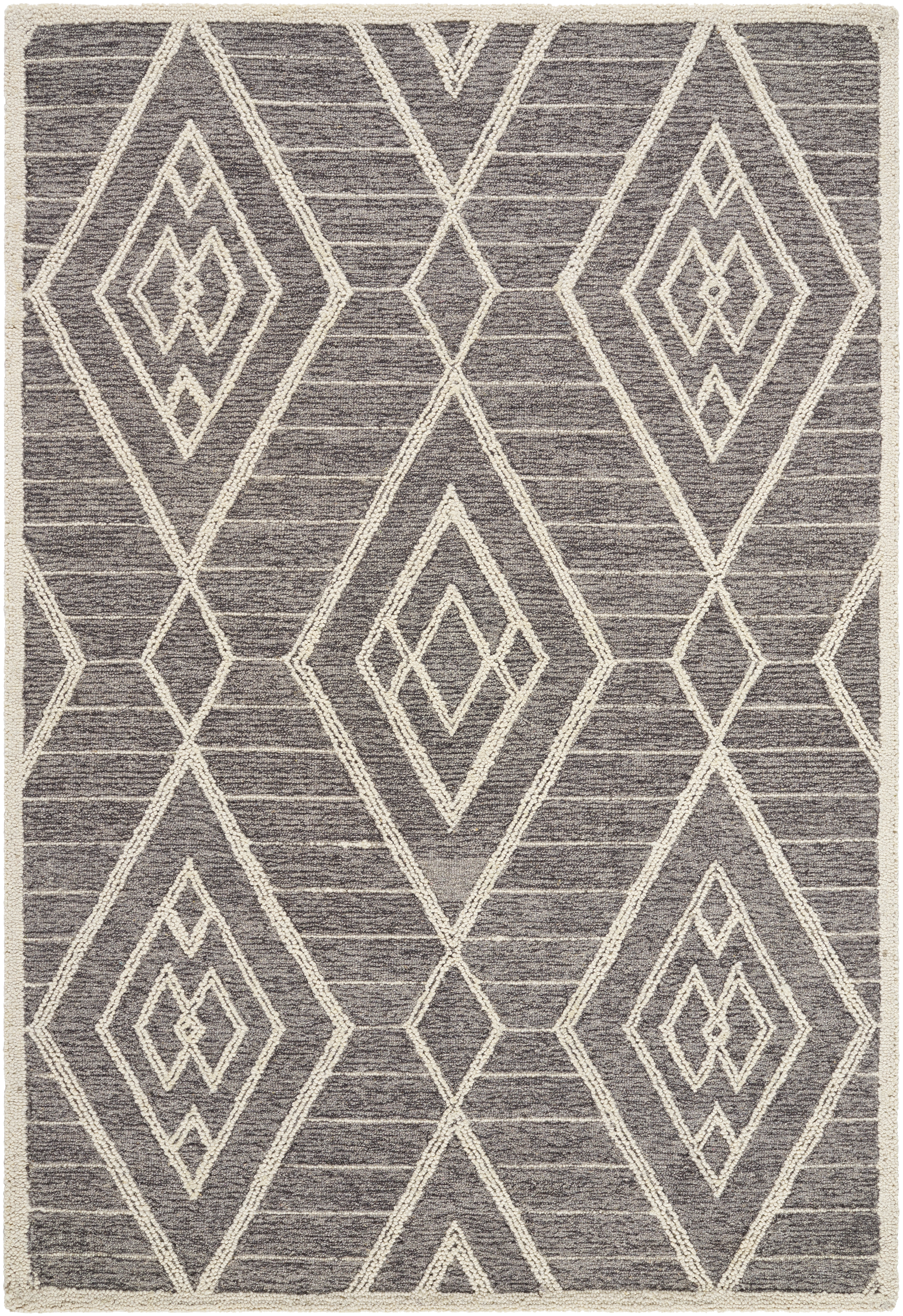 Jules Gray Indoor 5' x 7'6" Handmade Rug - Image 0