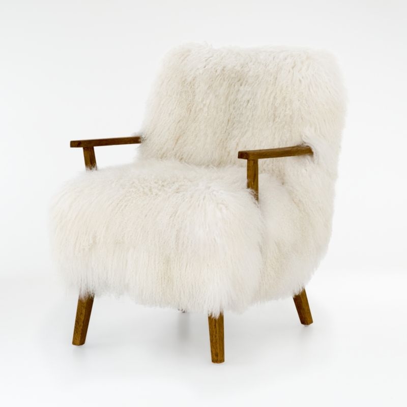 Finn Fur Armchair - Image 1