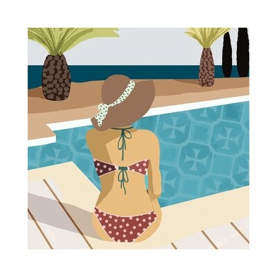 Pool Days III by Flora Kouta - Gallery-Wrapped Canvas Giclée - Image 0