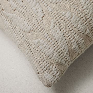 Mariposa Pillow Cover, 12"x46", White - Image 2