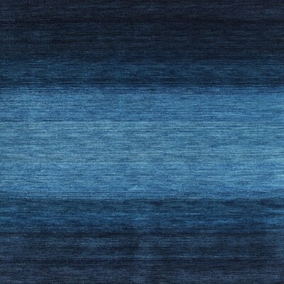 Cahuilla Contemporary Black/Blue Area Rug - Image 0