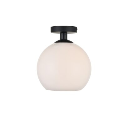 Snead 1-Light Simple Globe Semi Flush Mount - Image 0
