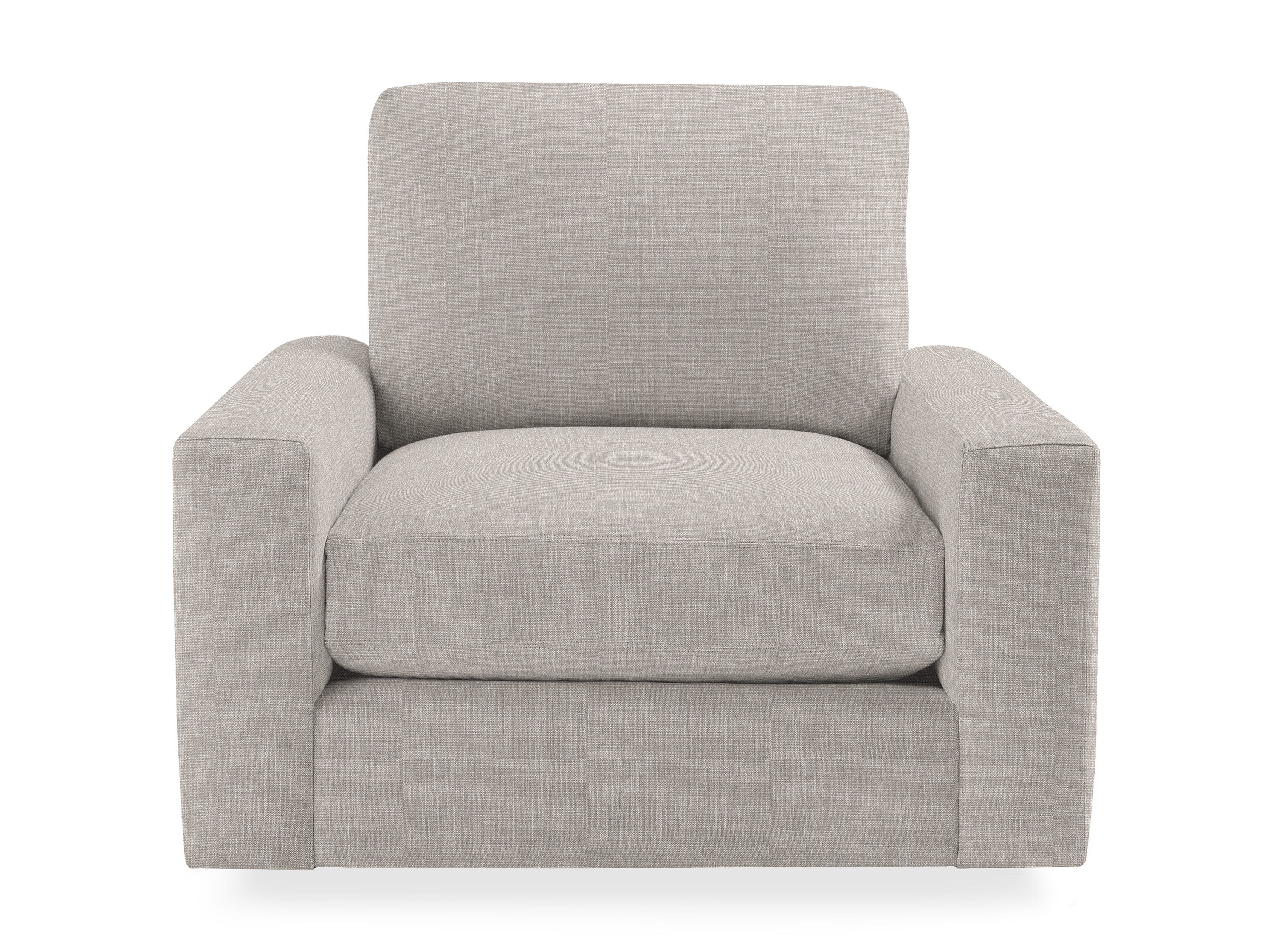 Remington Swivel Chair in Upholstered Natural  Wiley Flax/Standard 40" - Image 0