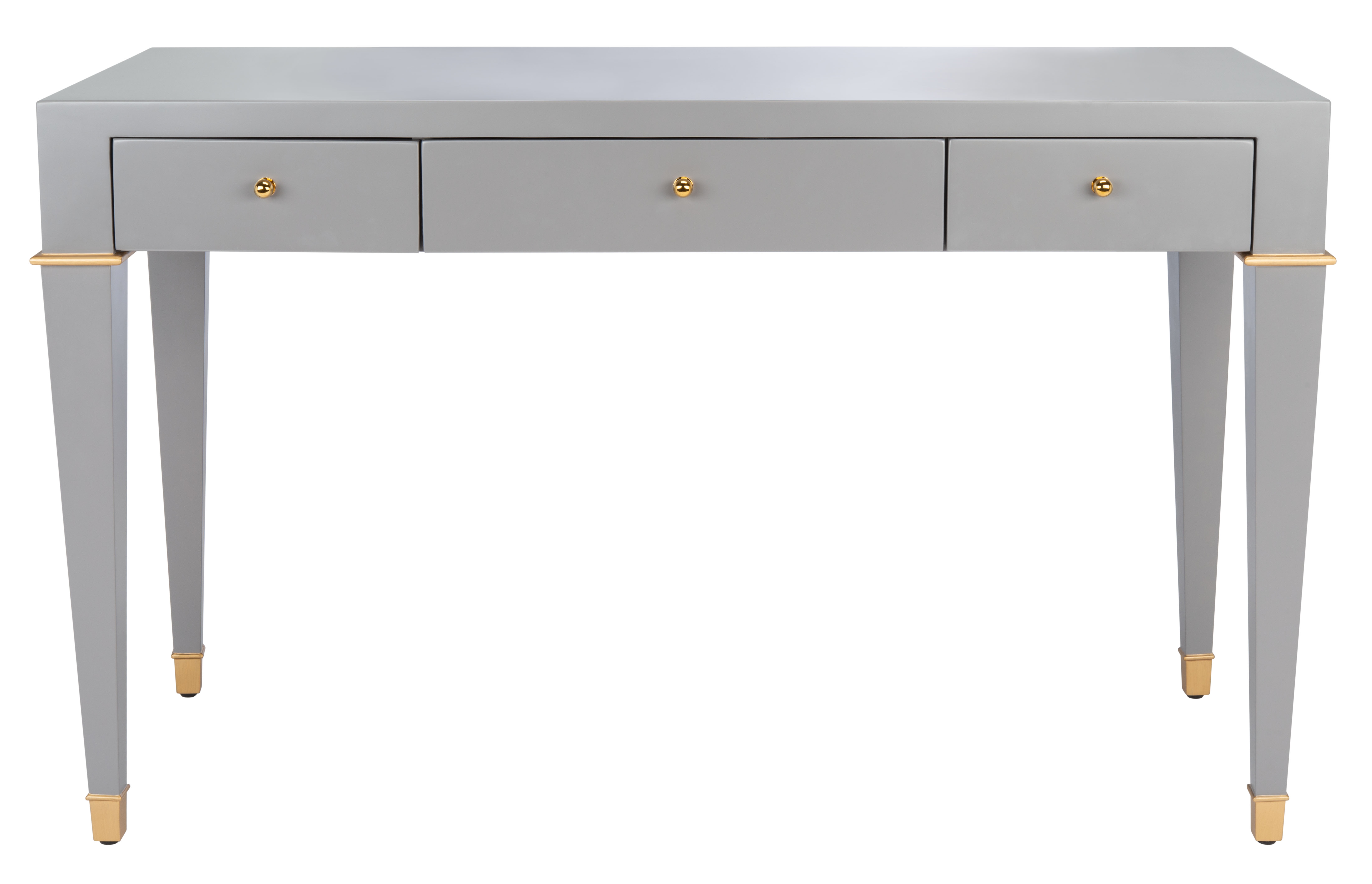 Jordyn Modern Desk - Grey - Safavieh - Image 0