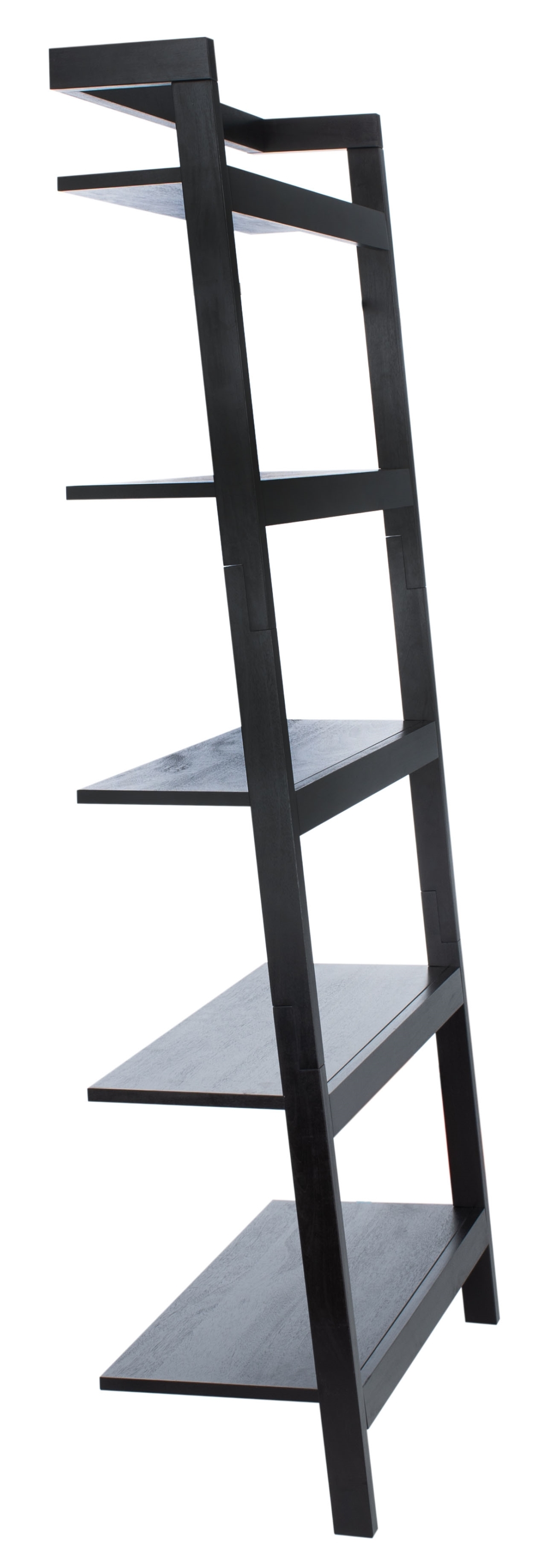 Beauregard 5 Tier Leaning Etagere - Black - Safavieh - Image 7