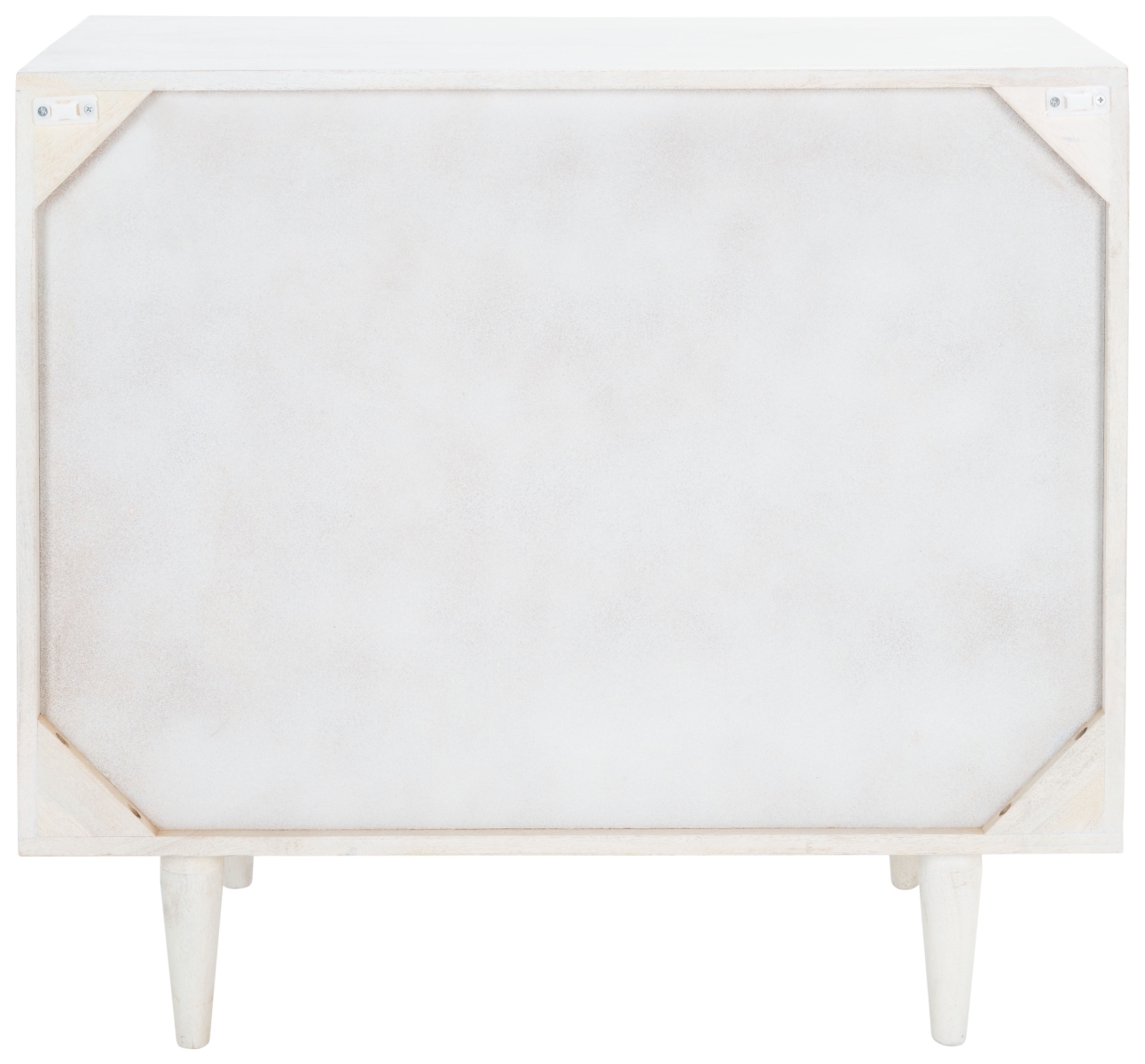 Zinnia 3 Drawer Chest - White Washed / Silver - Safavieh - Image 7