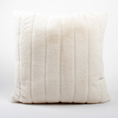 Channel Faux Fur Throw Pillow (Set of 2) - Image 0