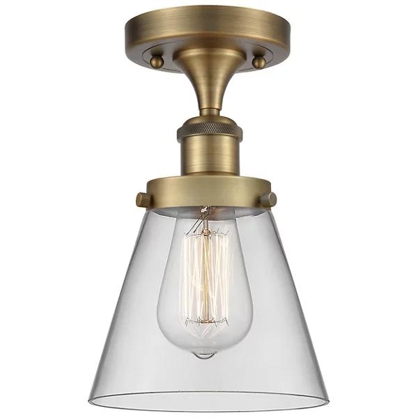 Zachary Glass Semi-Flushmount - Image 0