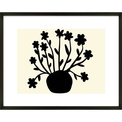 Pot Of Daisies By Annie Naranian - Framed Wall Art - Image 0