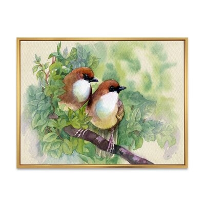 Birds Of Spring - Traditional Canvas Wall Art Print - Image 0