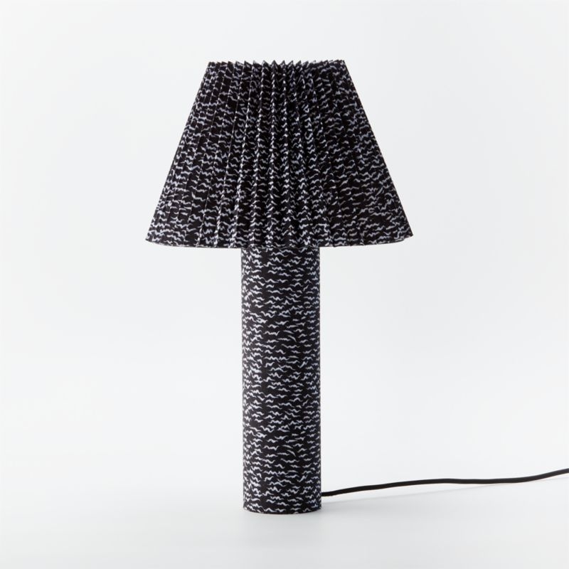 Scrunch Black and White Table Lamp by Kara Mann - Image 5