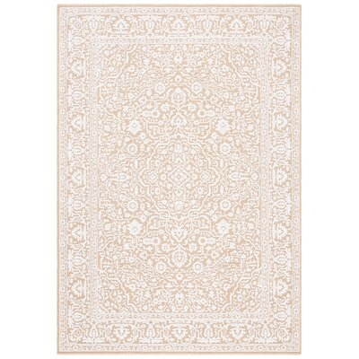 Wulfsige Oriental White/Brown Area Rug - Image 0