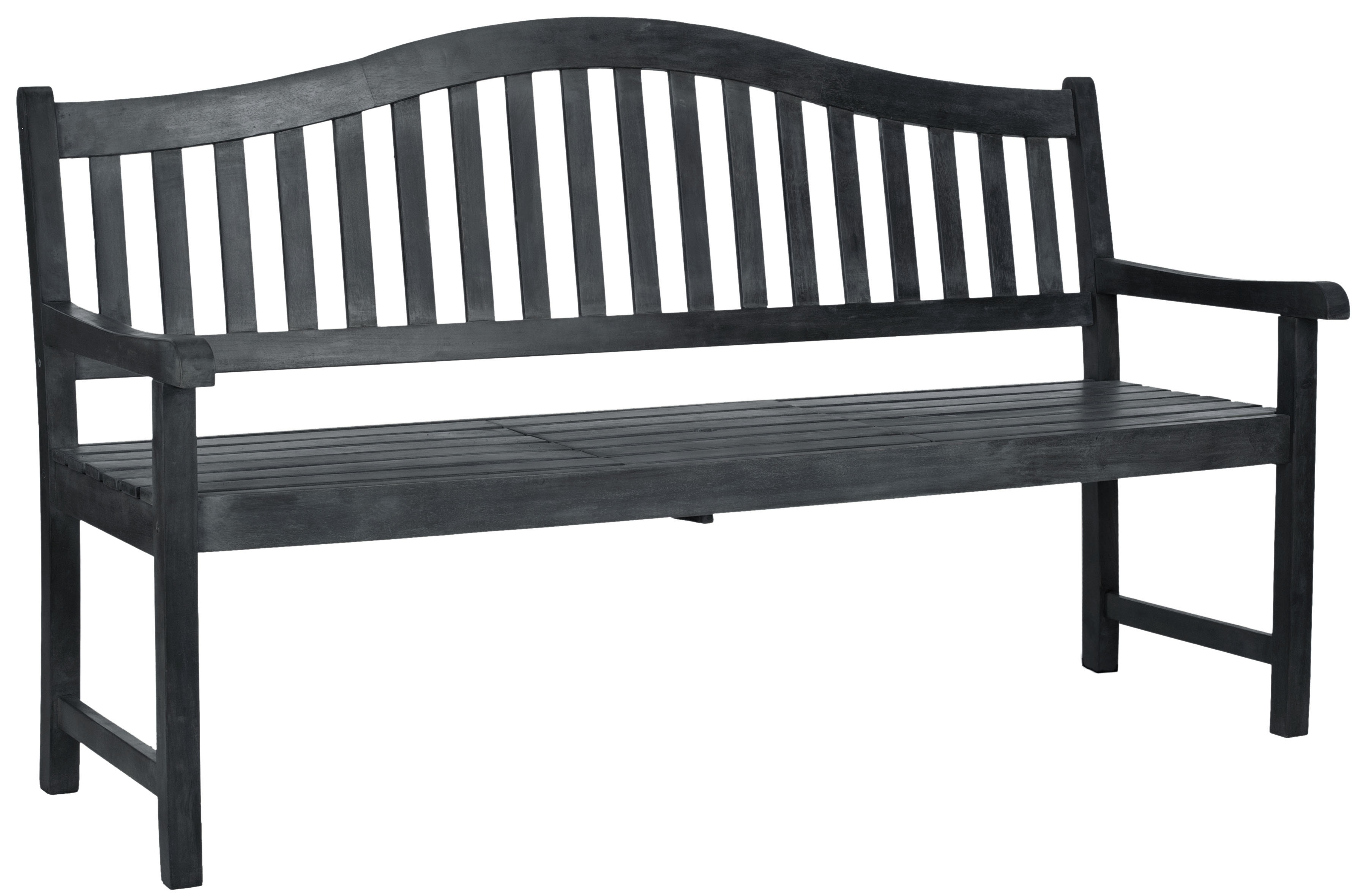 Mischa Bench - Dark Slate Grey - Safavieh - Image 2
