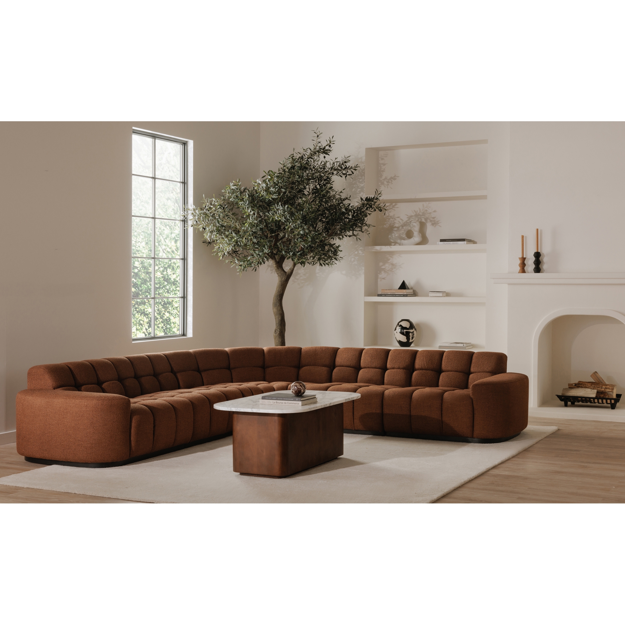 Dash Coffee Table White Calcatta Marble - Image 9