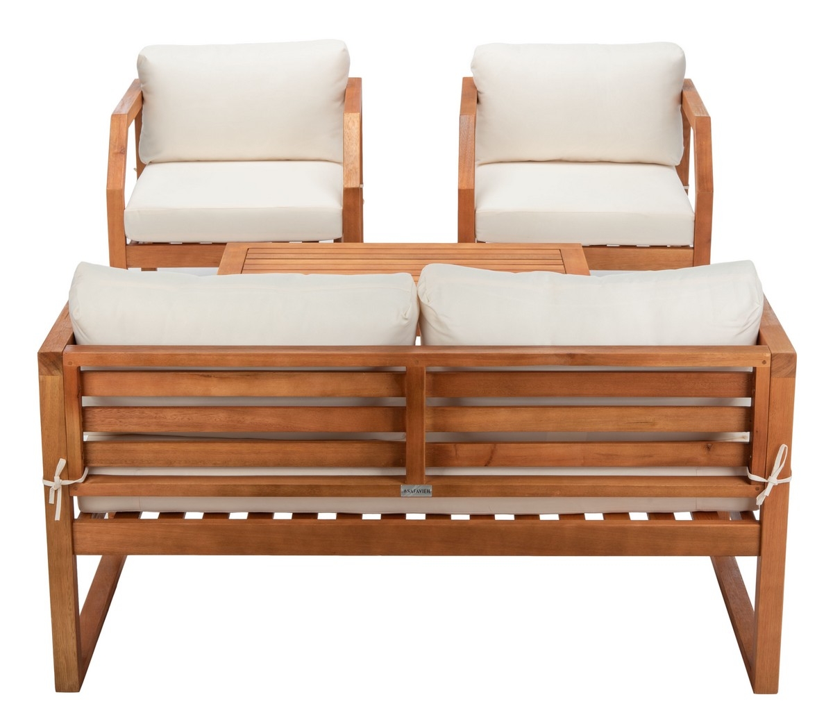 Dren 4 Pc Living Set - Natural/Beige - Safavieh - Image 7