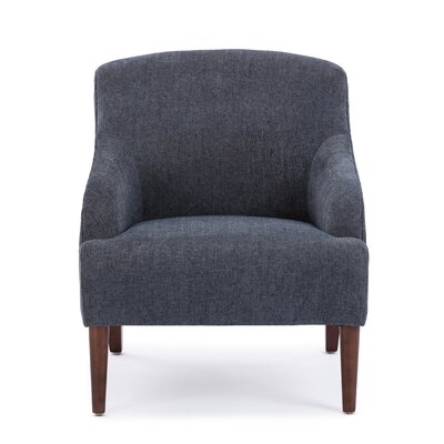 Aubrey 28'' Wide Armchair, Gray Polyester - Image 1
